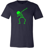 Dabbing skeleton halloween t shirt gift