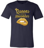 Queens are born in November T shirt, birthday gift shirt for women