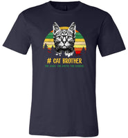 Vintage cat brother the man the myth the legend gift tee shirts