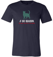 Cat grandpa the man the myth the legend T-shirt, gift tee for grandpa