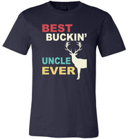 Vintage best buckin' uncle ever deer T shirt, gift for uncle tee