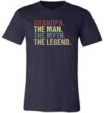 Grandpa the man the myth the legend vintage T-shirt