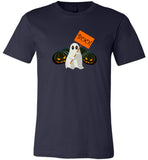 Pumpkin ghost boo halloween t shirt gift