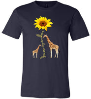 Giraffe you are my sunshine sunflower T-shirt for men women