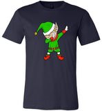 Dabbing elf funny christmas shirt tee for men women