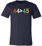 44 is greater than 45 T-shirt