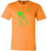 Dabbing skeleton halloween t shirt gift