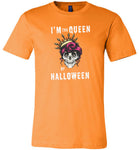 I'm the Queen of Halloween skull t shirt gift