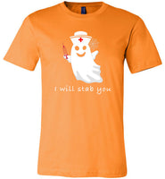 Nurse ghost i will tab you halloween t shirt gift