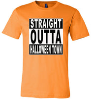 Straight outta halloween town t shirt gift