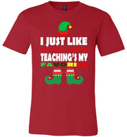 Teacher ELF funny christmas shirt