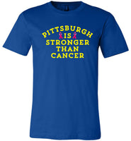 Pittsburgh is stronger than cancer pink ribbon t shirt