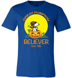 Great pumpkin believer snoopy halloween t shirt