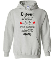 Distance Relationship Christmas Gifts for Long Distance Couples, Friends, and Family T Shirt