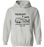 Husband and wife camping partners for life tee shirt