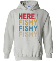 Here fishy fishy fishy vintage love fishing gift tee shirt