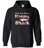 Kinda busy being a mommy shark mother's day gift Tee shirt