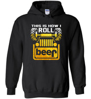 Jeep this is how I roll beer lover tee shirt