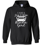 I am a jeep and wine kinda girl tee shirt hoodie