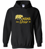 Mama bear sunflower mother's day gift tee shirt hoodie