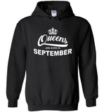 Queens are born in September, birthday gift T shirt