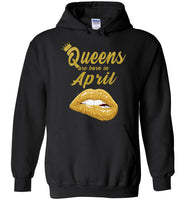 Queens are born in April T shirt, birthday gift shirt for women