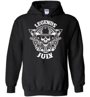 Legends are born in July, skull gun birthday's gift tee shirt