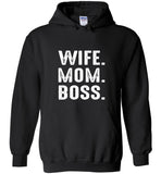 Wife mom boss mother's day gift tee shirt