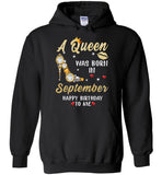 A Queen was born in September T shirt, birthday's gift shirt