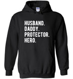 Husband daddy protector veteran hero T-shirt, father's day gift tee, papa, dad shirts