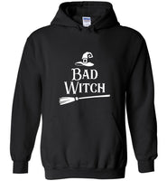 Bad Witch Broomstick Hat Halloween Gift Tee Shirt