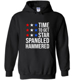 Time to get star spangled hammered tee shirt hoodie