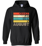 Queens are born in August vintage T shirt, birthday's gift tee for women