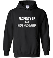 Property of my hot husband tee shirt hoodie