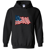 Betsy Waving Ross Tee Shirt Flag Hoodie