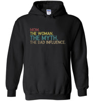 Mom the woman the myth the bad influence T shirt, mother's day gift tee