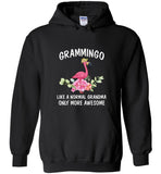 Grammingo like a normal grandma but more awesome flamingo tee shirt