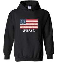 Betsy Just Fly It Ross Design Flag Tee Shirt Hoodie