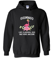 Gigimingo like a normal gigi but more awesome flamingo mother's day gift tee shirt