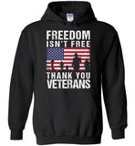 Freedom isn't free thank you veterans t shirt for men