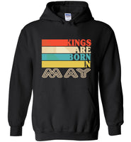 Kings are born in May vintage T-shirt, birthday's gift tee for men