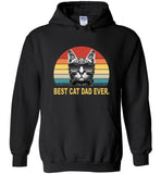 Best cat dad ever vintage father's gift Tee shirt