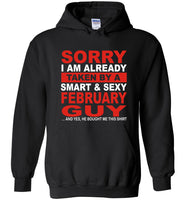 I taken by smart sexy february guy, birthday's gift tee for men