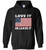 Betsy Love It Ross Or Leave It Tee Shirt Flag Hoodie