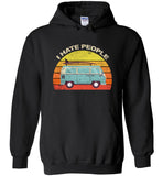 Car camping I hate people, funny camping tee shirts