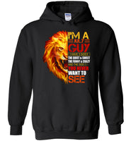 I Am A July Guy Have 3 Sides Qiuet Sweet Funny Crazy Lion Birthday Gift T Shirt