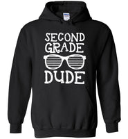 Second grade dude back to school sunglass tee shrit hoodie