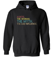 Auntie the woman the myth the bad influence T shirt, gift tee for aunt