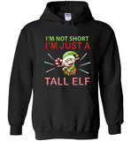 I'm not short, I'm a tall elf funny christmas tee, shirt for men women