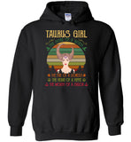 Taurus girl the soul of a witch fire lioness heart hippie mouth sailor birthday vintage T shirt